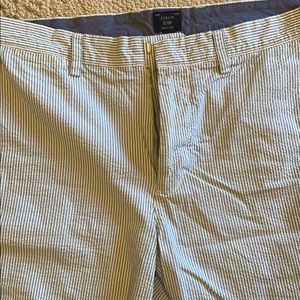 J Crew Seersucker Club Shorts